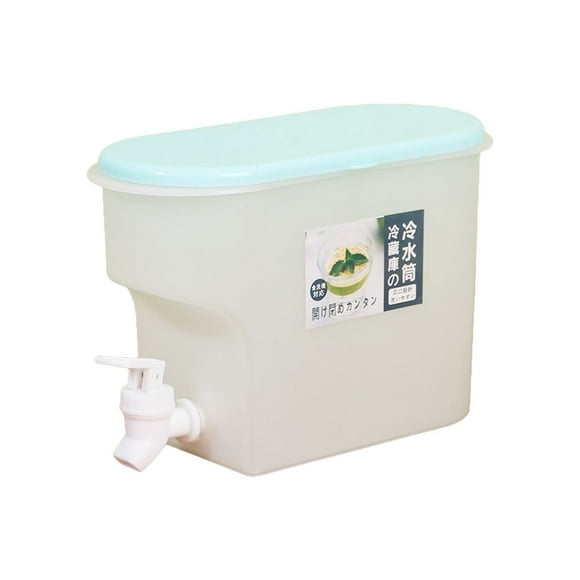 Under 10 Storage Containers 3.5L Beverage Dispenser with Faucet High Temperature Resistance Iced Tea Beverage Bucket Cold Drink Juice Dispenser Jug for Party Restaurant Blue/white/red