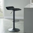 thumbnail image 5 of Comet-Adjustable Height Faux Leather Stool, Set of 2 Grey, 5 of 5