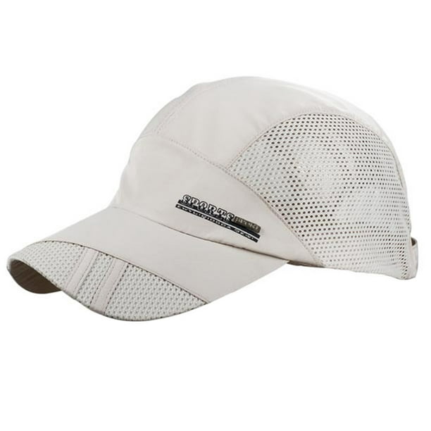 Summer Breathable Mesh Baseball Cap Sport Quick Drying Hats For Men 