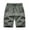 Army Green, variant on Men's Shorts Casual Five-point Zipper Pocket Shorts Outdoor Beach Shorts Elastic Large Size Shorts Casual Shorts for Men Khaki L