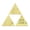 Gold, variant on 3D Acrylic Triangular Mirror Wall Stickers 100 Pieces Mosaic Self-Adhesive Mirror Tiles DIY Wall Stickers Room Home Decoration