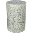 thumbnail image 2 of Mark&Day End Table - Fraxern Global Ivory Round End Tables for Living Room, Bedroom Night Stand Side Tables - Office & Home Decor Furniture (19" H x 13" W x 13" D), 2 of 4