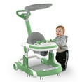 thumbnail image 4 of MINGYI 4-in-1 Foldable Baby Walker with wheels- Multi-functional, Height Adjustable (Green), 4 of 10