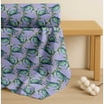 thumbnail image 4 of Soimoi Blue Cotton Poplin Fabric Crabs Ocean Print Fabric by the Yard 42 Inch Wide, 4 of 7
