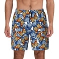 thumbnail image 2 of Goofa Colorful Butterfly1 Printed Men's Swim Trunks Board Shorts Quick Dry Mens Swimming Trunks with Compression Liner,Breathable Fit Hawaii Beach Shorts-X-Large, 2 of 9