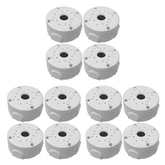 12X Universal Security Camera Junction Box Mount Bracket,Outdoor Use Waterproof Wall Ceiling Mount Cable Base Boxes