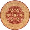 thumbnail image 3 of Unique Loom Adel Edinburgh Rug Red/Brown 8' Round Floral Traditional Perfect For Dining Room Entryway Bed Room, 3 of 7