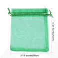 thumbnail image 4 of 20pc Mixed Color Organza Gift Bags Jewelry Mesh Pouches for Wedding Party Christmas Gifts Candy Bags Rectangle about 10cm wide 12cm long, 4 of 8