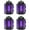 Purple, variant on Mini Small Decorative Moroccan Candle Lantern Holders for Hanging, Indoor Home Decor, Outdoor Patio, Weddings, Clear, 4pk