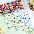 thumbnail image 2 of 10 Color Glass Beads Rainbow Color Handcrafted Spacer Loose Beads Assorted Beads Gemstones, 2 of 7