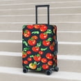 thumbnail image 2 of Lsque Tomatoes Printed Luggage Cover, Travel Luggage Protector,Scratch and Dirt Resistant, Fits 18-32 Inch Luggage - Large, 2 of 9