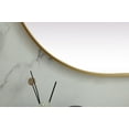 thumbnail image 7 of Metal Frame Oval Mirror 30x48 Inch in Brass, 7 of 7