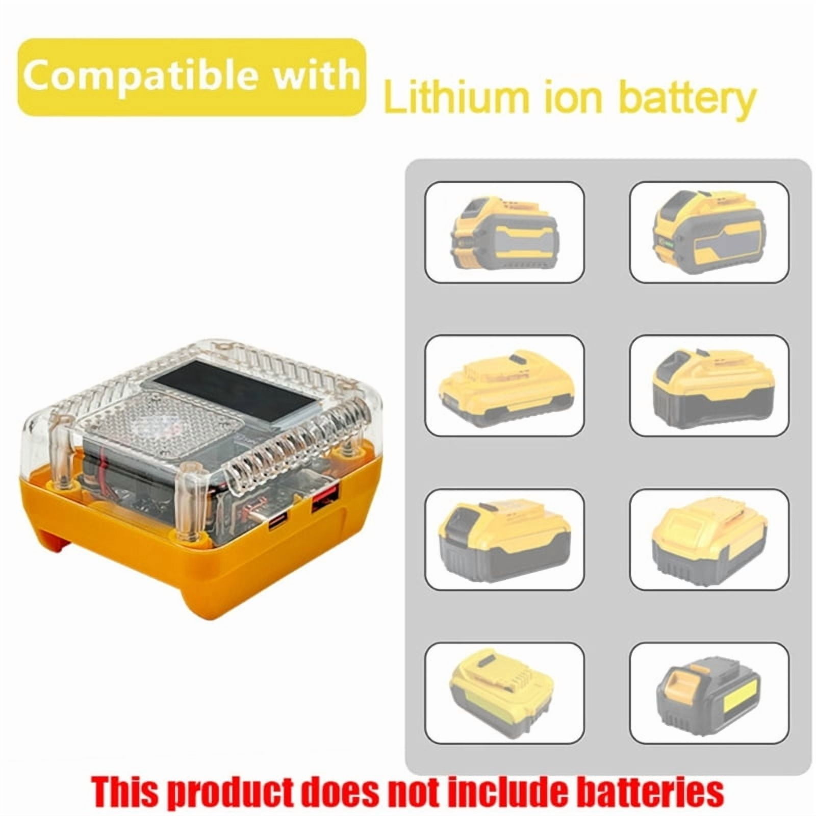 Rapid charging Lithiums Battery Adapter USB C ConnectivitiesFor Lithiums Battery