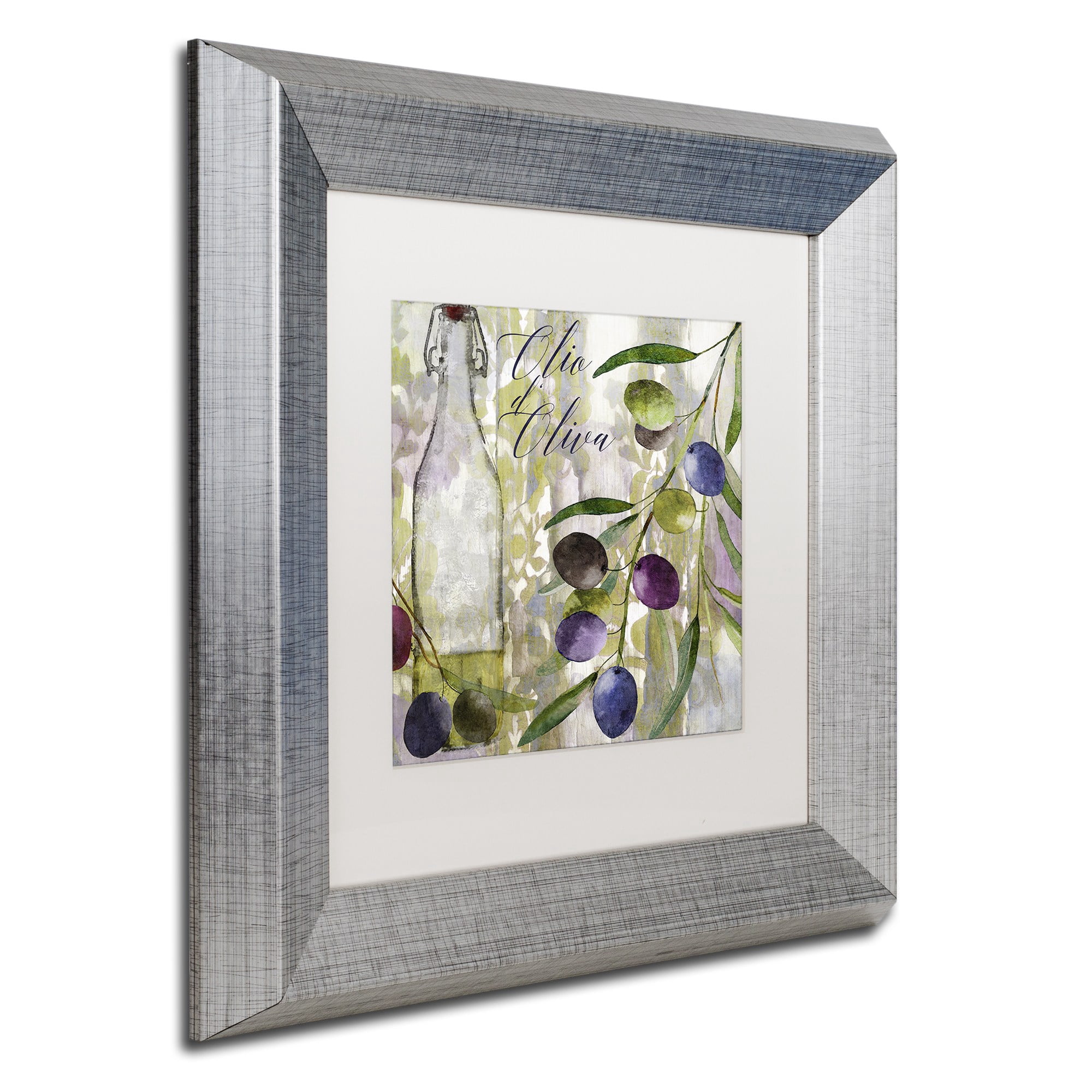 Trademark Fine Art "Colors Of Tuscany I" Canvas Art by Color Bakery, White Matte, Silver Frame