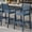 Navy, variant on Outdoor Patio Bar Height Chair Set of 2, All-Weather HDPE Bar Height Barstools Widened Chair Set, Adirondack Chairs Set with Widened Armrests for Garden, Poolside, Bistro