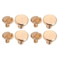 thumbnail image 1 of Chicago Screws Binding Screws 120 Sets Chicago Button Tack Screw 9x8mm Chicago Button For DIY Leather Decoration Bookbinding, 1 of 8