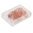 thumbnail image 1 of Metal Paper Clips, Cute Animal Shape Electroplating Rose Gold Anti Rust Paper Clips 100PCS  For Home For Office For Daily Use, 1 of 8