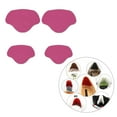 thumbnail image 4 of kurtrusly Semelles Ajustables pour Talons Hauts, Bâton de Réparation de Talons Personnalisable, Rouge rose, 1 Ensemble, 4 of 6