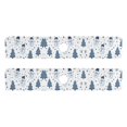 thumbnail image 7 of Yayeee Faucet Mat for Kitchen Sink 30" Diatomite Long Splash Guard Pad, Blue Cute Snowmen, 2 Pack, 7 of 7