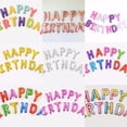 thumbnail image 2 of Happy Birthday Balloons Self Inflating Metallic Aluminum Foil Letter Balloons Ribbon Included for Kids Adults Wedding Festival Holiday Party Decorations, 2 of 3