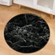 thumbnail image 4 of Alfombra de área con diseño de mármol de 32 "de diámetro, a para dormitorio, estudio, baño, decoración del hogar, alfombras mo B Baoblaze Alfombra Alfombra, 4 of 8
