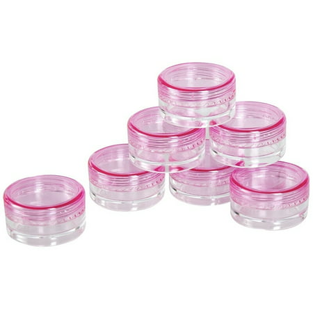 Cosmetic Empty Jar Pot Eyeshadow Makeup Face Cream Lip Balm Container Best Gift for (Cosmetic Market The Best For Less)