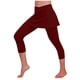 thumbnail image 1 of TaTaai Women's Summer Sports Yoga Capri Pants Fake Two-Piece Skirt Leggings Crisscross Elastic Waist with Side Pockets Soft Comfortable Casual Active Bottoms Gift, 1 of 6