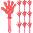 thumbnail image 1 of 10pcs Cheering Clapper Toys Party Noisemaker the Five-Starred Red Hand Clappers Party Hand Clappers, 1 of 8