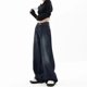 thumbnail image 1 of Pantalones vaqueros holgados de pierna ancha de cintura alta, Jeans rectos Harajuku Grunge, pantalones de mezclilla sueltos de calle de gran tamaño, moda coreana Y2k, 1 of 5