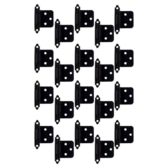 Design House Steel 20-Pack Overlay Hinges for Kitchen Cabinets