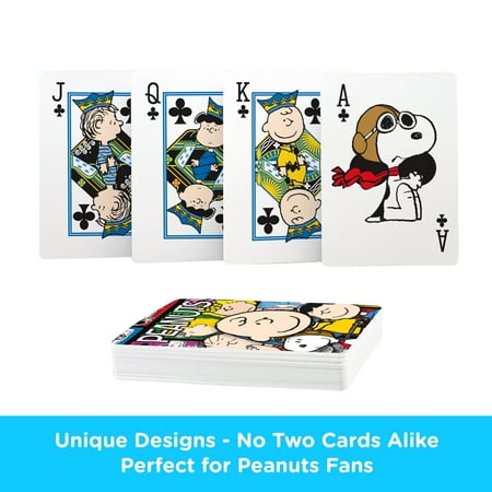 AQUARIUS Peanuts Charlie Brown Playing Cards