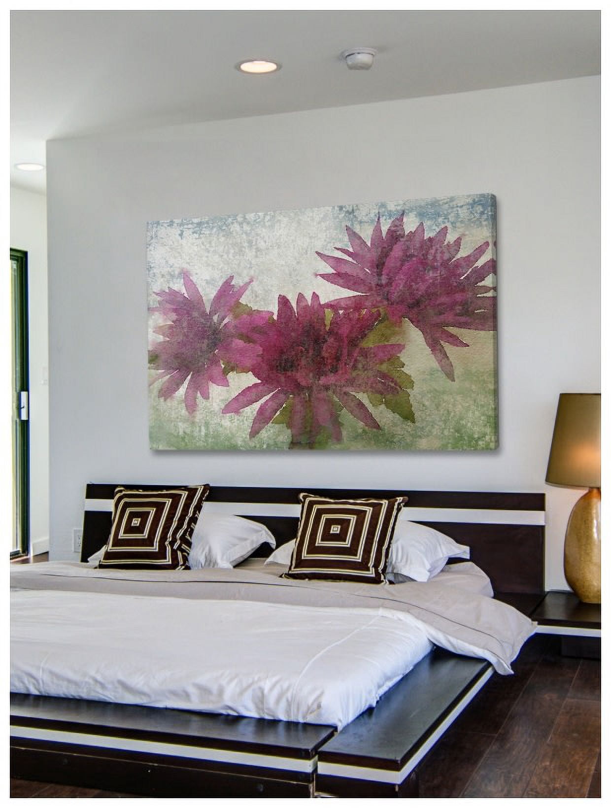 "Watercolor Garden 3" Painting Print on Wrapped Canvas