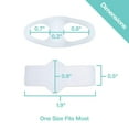 thumbnail image 4 of ZenToes Toe Separators with 2 Loops – pack of 4 Soft Gel Bunion Correctors (White), 4 of 7