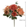 thumbnail image 4 of Taotanxi Artificial Flowers, Silk Peony Fake Hydrangea Flower, Faux Orange#1023 Bouquet Decor for Home Bridal Wedding Party Festival Decoration, 4 of 6