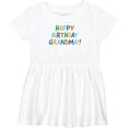 thumbnail image 3 of Inktastic Happy Birthday Grandma Girls Baby Dress, 3 of 5