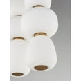 thumbnail image 5 of ET2 Lighting E25069-92BKGLD Soji LED 10-Light Pendant - Black & Gold, 5 of 5