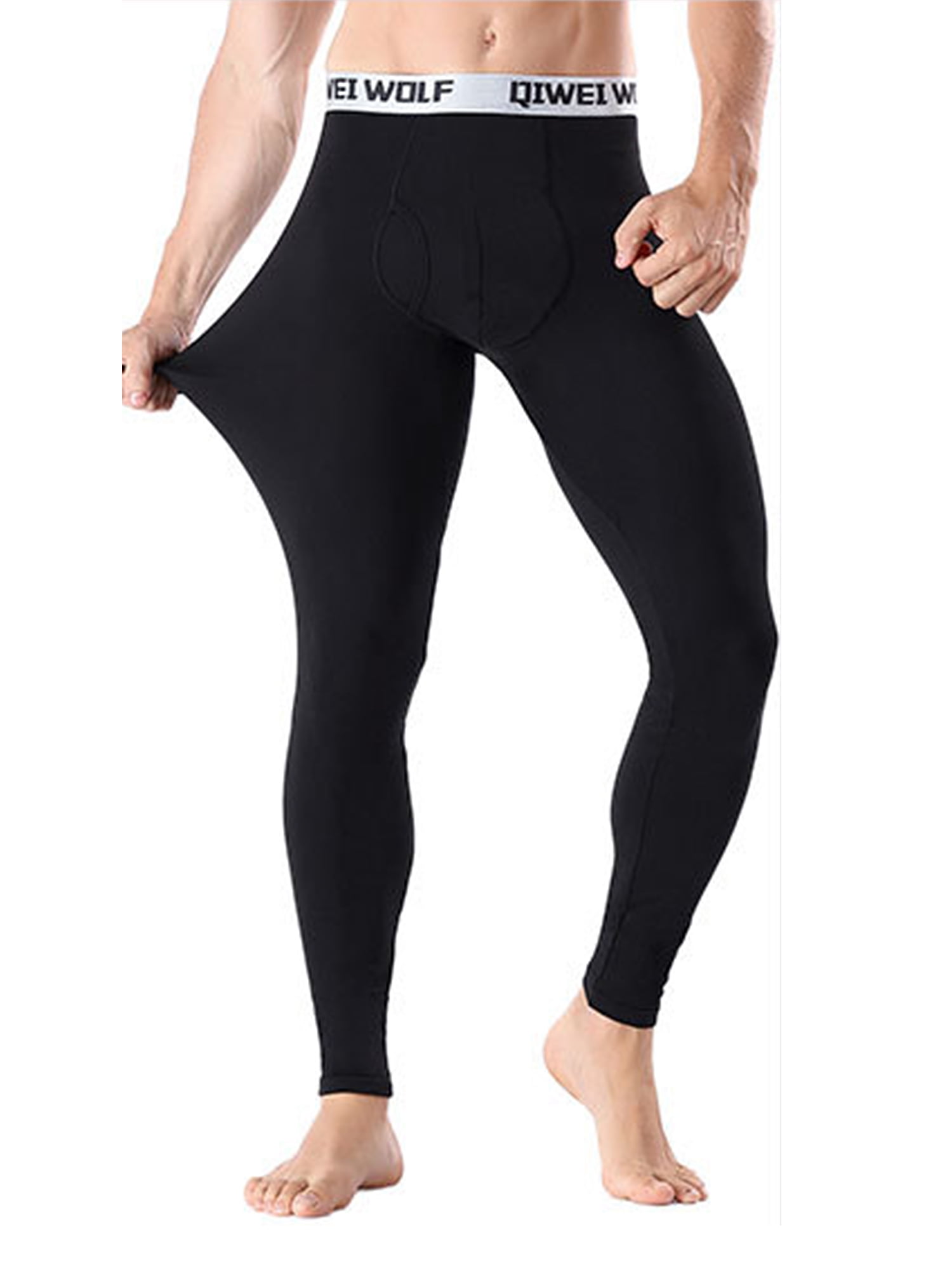 Mens Modal Elastic Tight Fit Super-Thin Thermal Base Layer Warm Long Johns Pants