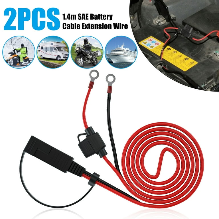 arkitekt Betjening mulig Garderobe SAE Battery Cable Extension Wire, TSV 2pcs 1.4m SAE Quick Disconnect Extension Cable, SAE Ring Lug Cable Connector Fit for Battery Solar Panel Automotive Cars Motorcycle Tractor Riding Mower RVs - Walmart.com arkitekt Betjening mulig Garderobe SAE Battery Cable Extension Wire, TSV 2pcs 1.4m SAE Quick Disconnect Extension Cable, SAE Ring Lug Cable Connector Fit for Battery Solar Panel Automotive Cars Motorcycle Tractor Riding Mower RVs - Walmart.com