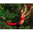 thumbnail image 3 of Wacces Yoga Strap Stretch Restore Multi-Grip Fitness Pilates Stretching Belt - Purple, 3 of 5