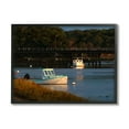 thumbnail image 2 of Stupell Industries Boats Under Bridge River Scenery Coastal Photography White Framed Art Print Wall Art, 2 of 5