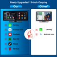 thumbnail image 3 of Pantalla CarPlay Accfly de 11" con cámara de reversa HD inalámbrica, 3 of 9