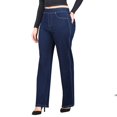 thumbnail image 2 of 2-Pack Lildy Women's Denim Jeggings, Stretchable Cotton Blend, Navy/Mocha, Small-Medium, 2 of 27