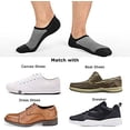 thumbnail image 4 of No Show Socks for Men 6/8 pack Cotton Thin Low Cut Non Slip for Loafer Flats Sneakers 5-8/9-11/12-15, 4 of 5