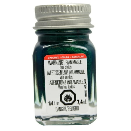 UPC: 0075611153001 | Testors Enamel Paint .25 oz. Green Metal Flake