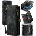 thumbnail image 2 of CaseMe Étui en Cuir Détachable Multifonctionnel Horizontal, avec Fente pour Carte & Porte-Monnaie & Fermeture Éclair & Cadre Photo, pour Samsung Galaxy A12, pour Samsung Galaxy A32 5G, 2 of 14