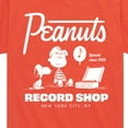 thumbnail image 3 of Peanuts - Record Shop - Toddler & Youth Short Sleeve Graphic T-Shirt, 3 of 6
