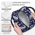 thumbnail image 3 of Salouo Abstract Skiing for Insulated Lunch Bag for Women/Men - Leakproof Cooler Tote Bag Organizer - Reusable Lunch Box for Office Picnic Hiking Beach-One Size, 3 of 6