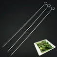 thumbnail image 2 of NOGIS 10 Pack Kabob Skewers for Grilling 12 inch - BBQ Grill Grilling Accessories, Stainless Steel Kabob BBQ Skewers, 2 of 7