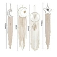 thumbnail image 6 of Tnobhg Hanging Dream Catcher Handmade Bohemian Cotton Rope Tassels Star Moon Leaf Owl Bedroom Wall Art Hanging Decoration Pendant, 6 of 8
