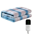 thumbnail image 1 of RYRDWP Clearance 9 - Gear Electric Mattress Pad - 4.9x2.3 Ft Heated Underblanket with 9 Temperature Settings (59°F - 131°F), Overheating Protection & Timing Off, 1 of 6